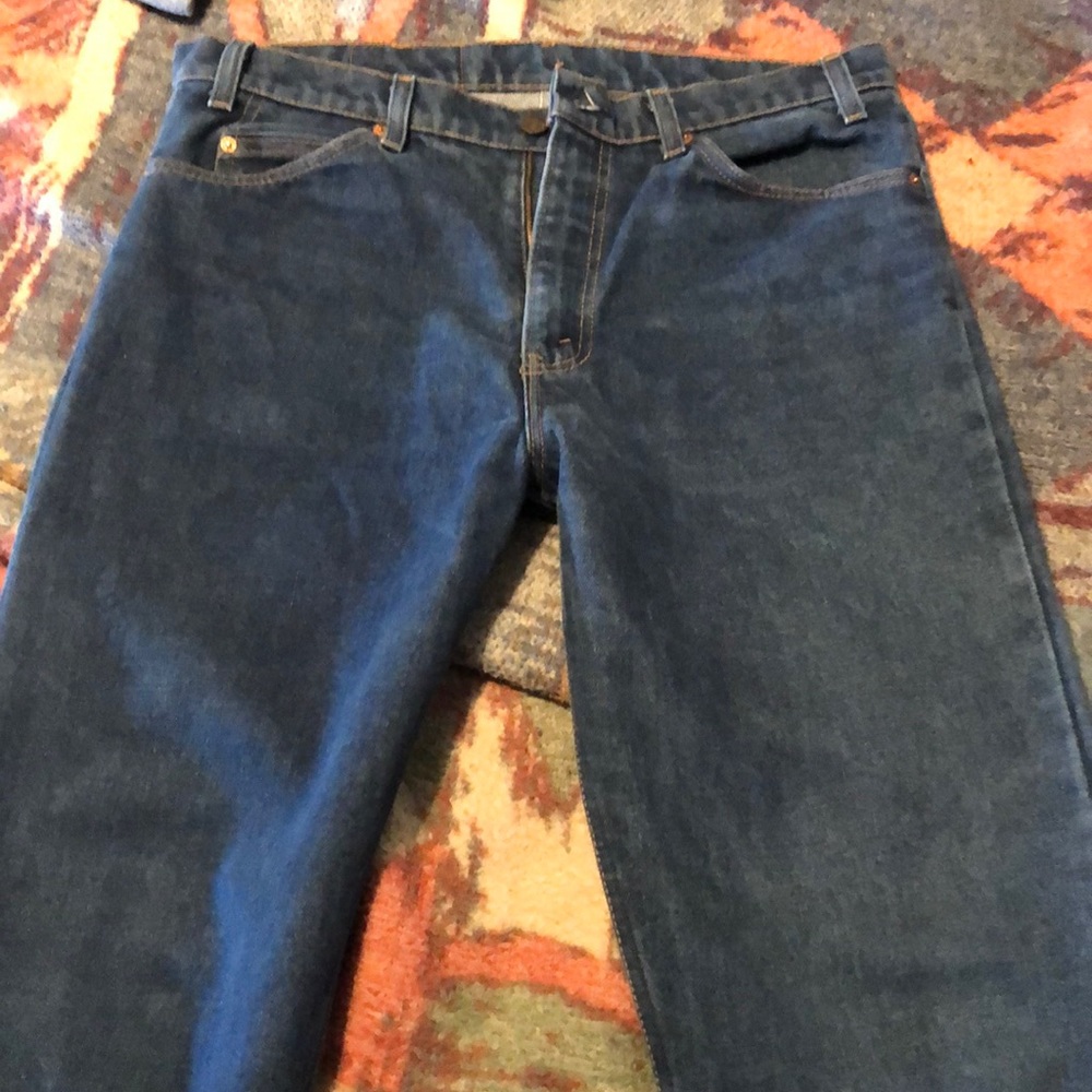 Vintage Levi Strauss orange tab jeans